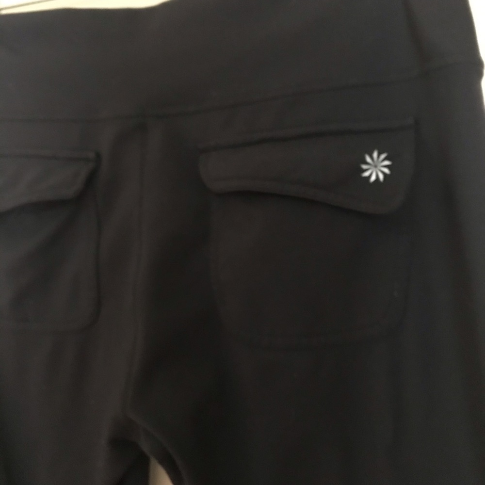 Athleta wide leg yoga pants Large